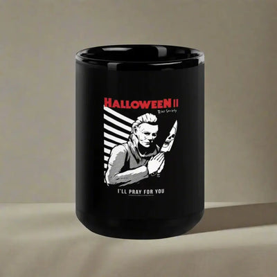 Black Glossy Mug Backdrop Bliss