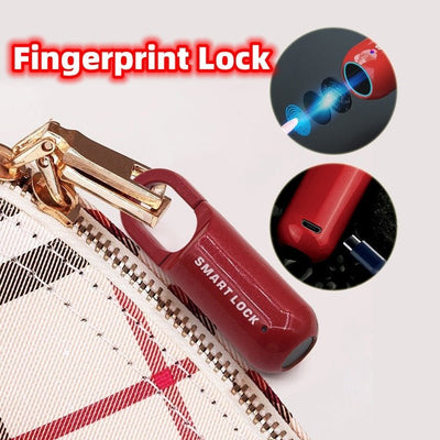 Smart USB Rechargeable Fingerprint Code Lock Easy To Carry Backpack Fingerprint Lock For Gym School Locker House Door Travel Luggage Backpack - Backdrop BlissSmart USB Rechargeable Fingerprint Code Lock Easy To Carry Backpack Fingerprint Lock For Gym School Locker House Door Travel Luggage Backpack