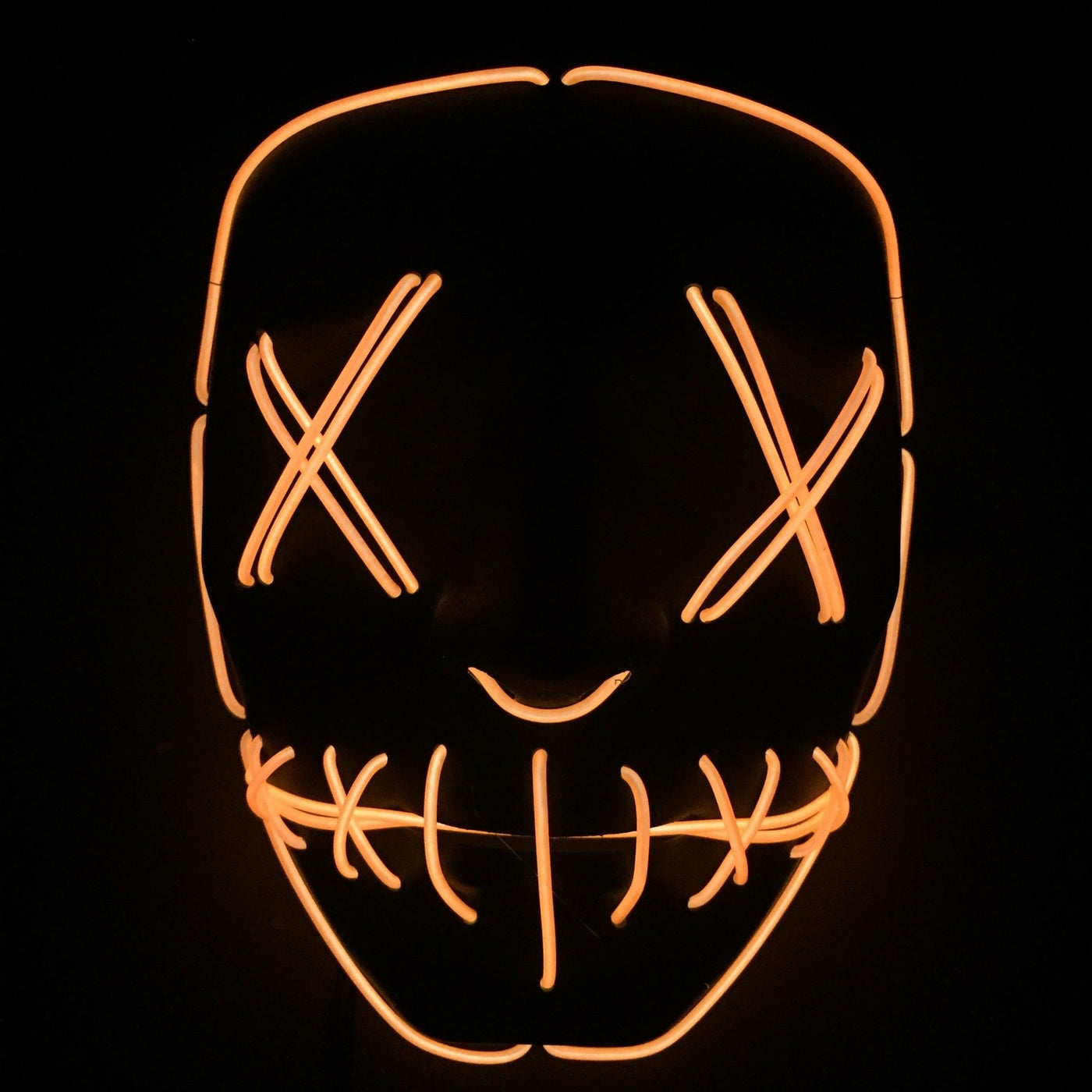 Halloween Led Glowing Full Face Mask - Backdrop BlissHalloween Led Glowing Full Face Mask