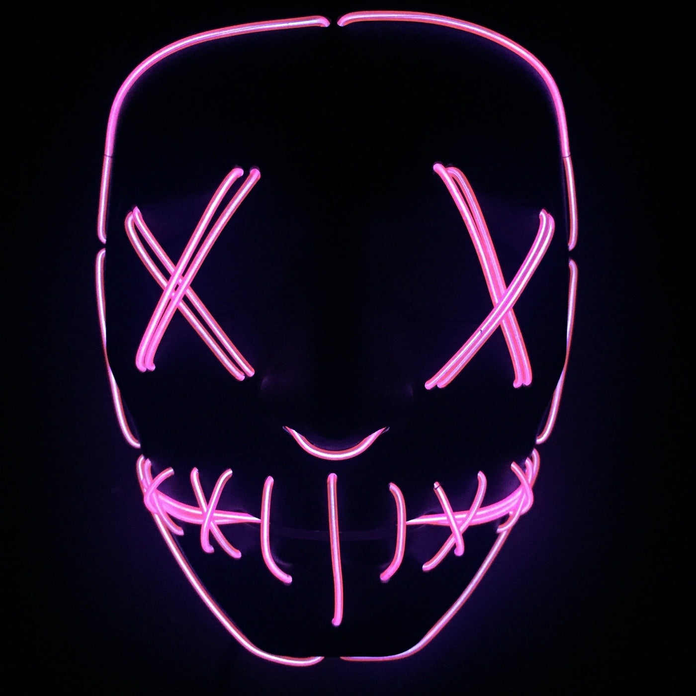 Halloween Led Glowing Full Face Mask - Backdrop BlissHalloween Led Glowing Full Face Mask