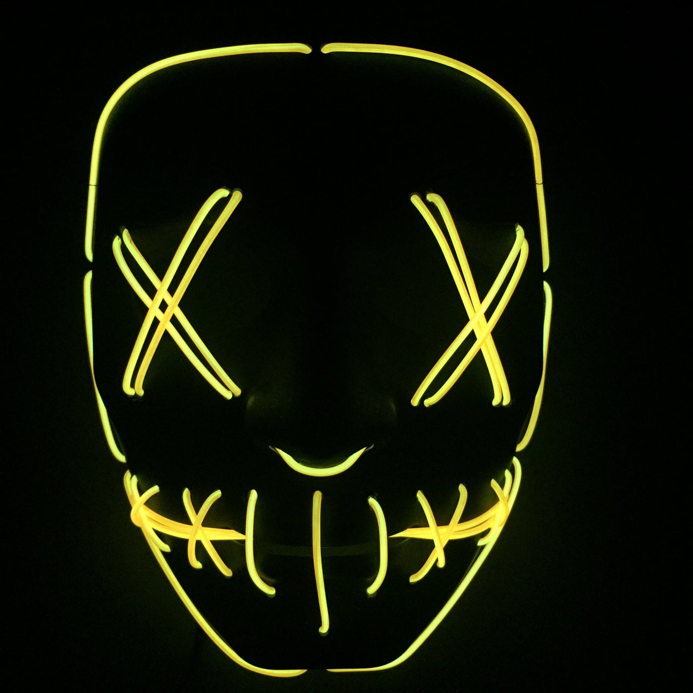 Halloween Led Glowing Full Face Mask - Backdrop BlissHalloween Led Glowing Full Face Mask