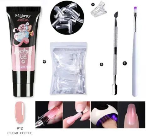 Nail Art Crystal Extension Tool Quickly Extend Crystal Model Gel - Backdrop BlissNail Art Crystal Extension Tool Quickly Extend Crystal Model Gel