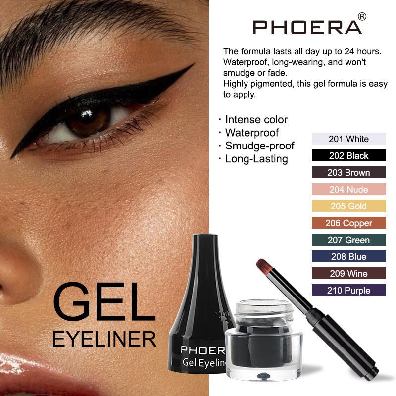 PHOERA Ten Color Eyeliner Eyeliner - Backdrop BlissPHOERA Ten Color Eyeliner Eyeliner