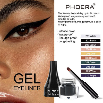 PHOERA Ten Color Eyeliner Eyeliner - Backdrop BlissPHOERA Ten Color Eyeliner Eyeliner