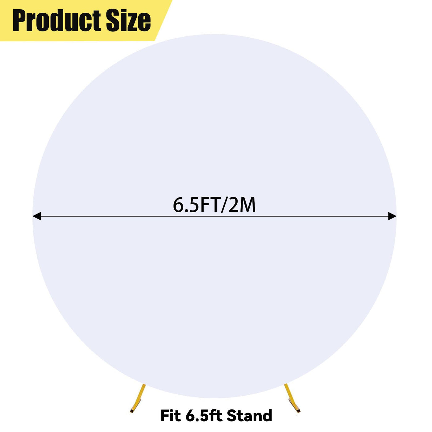 7.5FT Royal Blue Round Wedding Backdrop Cover,Circle Balloon Arch Backgound Stand Cover for Birthday Party Baby Shower Halloween Decoration (Royal Blue) - Backdrop Bliss7.5FT Royal Blue Round Wedding Backdrop Cover,Circle Balloon Arch Backgound Stand Cover for Birthday Party Baby Shower Halloween Decoration (Royal Blue)