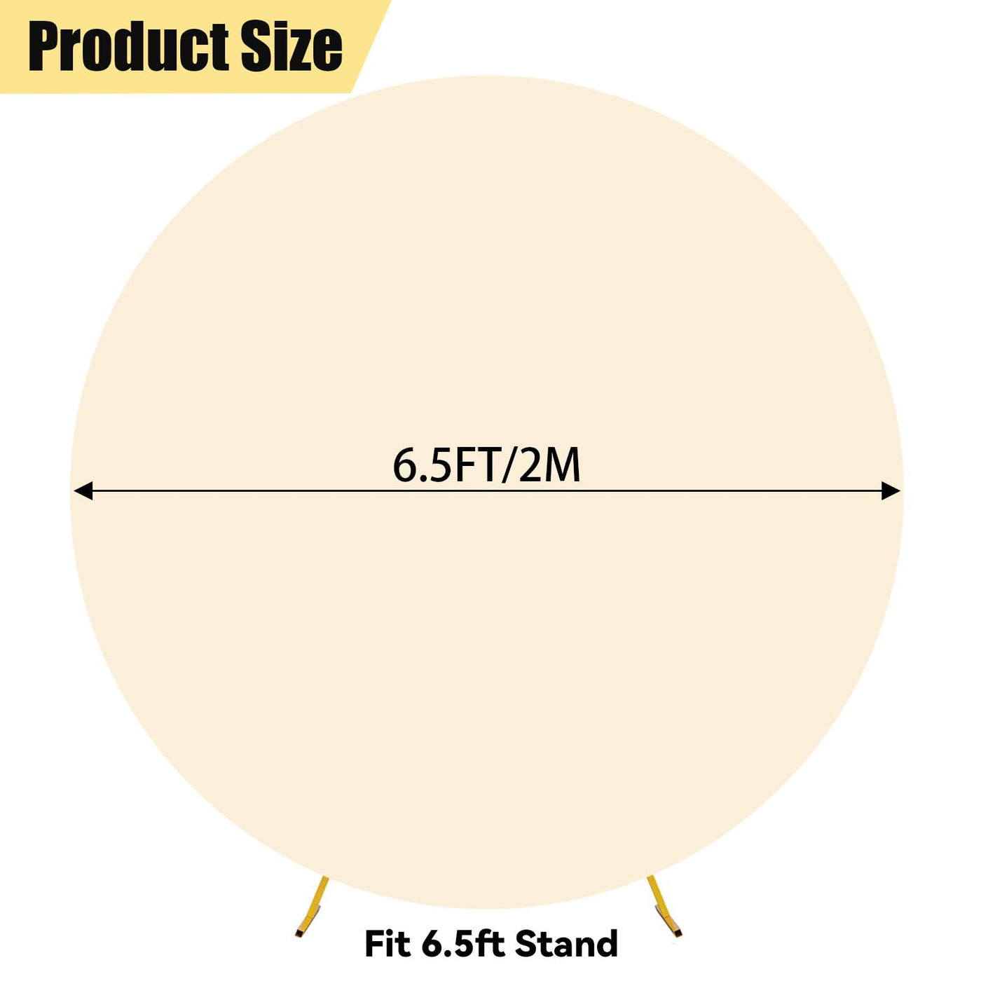 7.5FT Royal Blue Round Wedding Backdrop Cover,Circle Balloon Arch Backgound Stand Cover for Birthday Party Baby Shower Halloween Decoration (Royal Blue) - Backdrop Bliss7.5FT Royal Blue Round Wedding Backdrop Cover,Circle Balloon Arch Backgound Stand Cover for Birthday Party Baby Shower Halloween Decoration (Royal Blue)