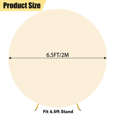 7.5FT Royal Blue Round Wedding Backdrop Cover,Circle Balloon Arch Backgound Stand Cover for Birthday Party Baby Shower Halloween Decoration (Royal Blue) - Backdrop Bliss7.5FT Royal Blue Round Wedding Backdrop Cover,Circle Balloon Arch Backgound Stand Cover for Birthday Party Baby Shower Halloween Decoration (Royal Blue)