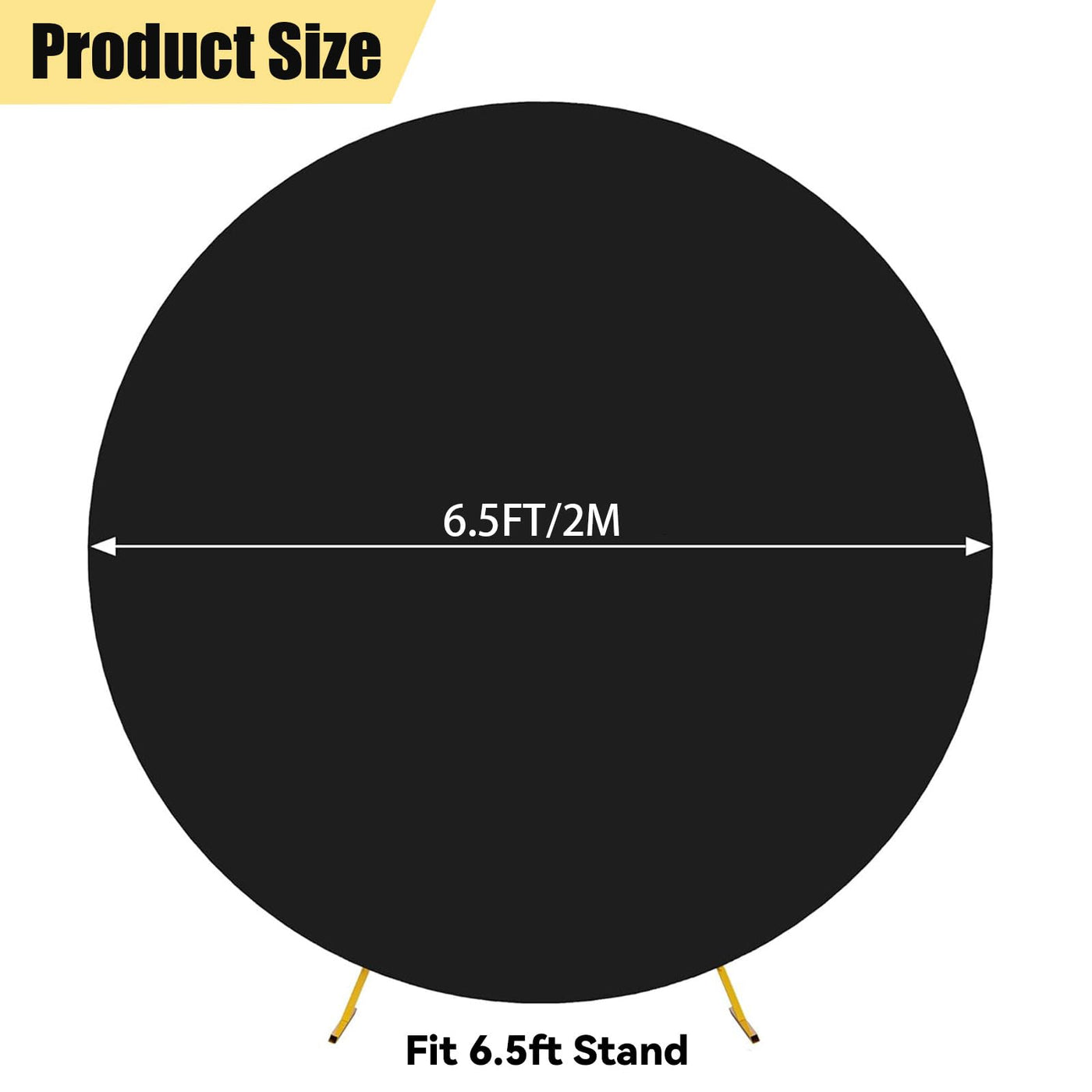 7.5FT Royal Blue Round Wedding Backdrop Cover,Circle Balloon Arch Backgound Stand Cover for Birthday Party Baby Shower Halloween Decoration (Royal Blue) - Backdrop Bliss7.5FT Royal Blue Round Wedding Backdrop Cover,Circle Balloon Arch Backgound Stand Cover for Birthday Party Baby Shower Halloween Decoration (Royal Blue)