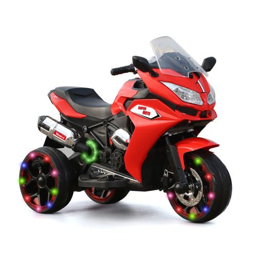 12V Kids Electric Motorcycle ,ride On Motorcycle,Three Lighting Wheels Kids Electric Toys Boys Girls Motorcycle, Children Battery Motor Bikes Rechargeable 3 Wheels Ride On Electric Motorcycle - Backdrop Bliss12V Kids Electric Motorcycle ,ride On Motorcycle,Three Lighting Wheels Kids Electric Toys Boys Girls Motorcycle, Children Battery Motor Bikes Rechargeable 3 Wheels Ride On Electric Motorcycle