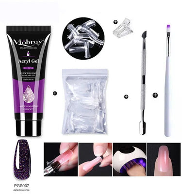 Nail Art Crystal Extension Tool Quickly Extend Crystal Model Gel - Backdrop BlissNail Art Crystal Extension Tool Quickly Extend Crystal Model Gel