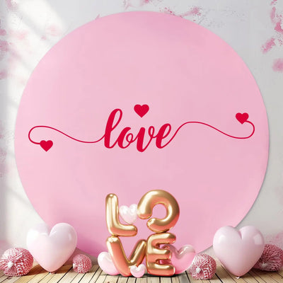 7.2FT Navy Blue Round Backdrop Cover for 5 to 7.2ft Circle Arch Stand - Haefoo Back to School Decoration Circle Backdrop Cover for Birthday, Wedding, Baby Shower Photography Background Party Decor Backdrop Bliss