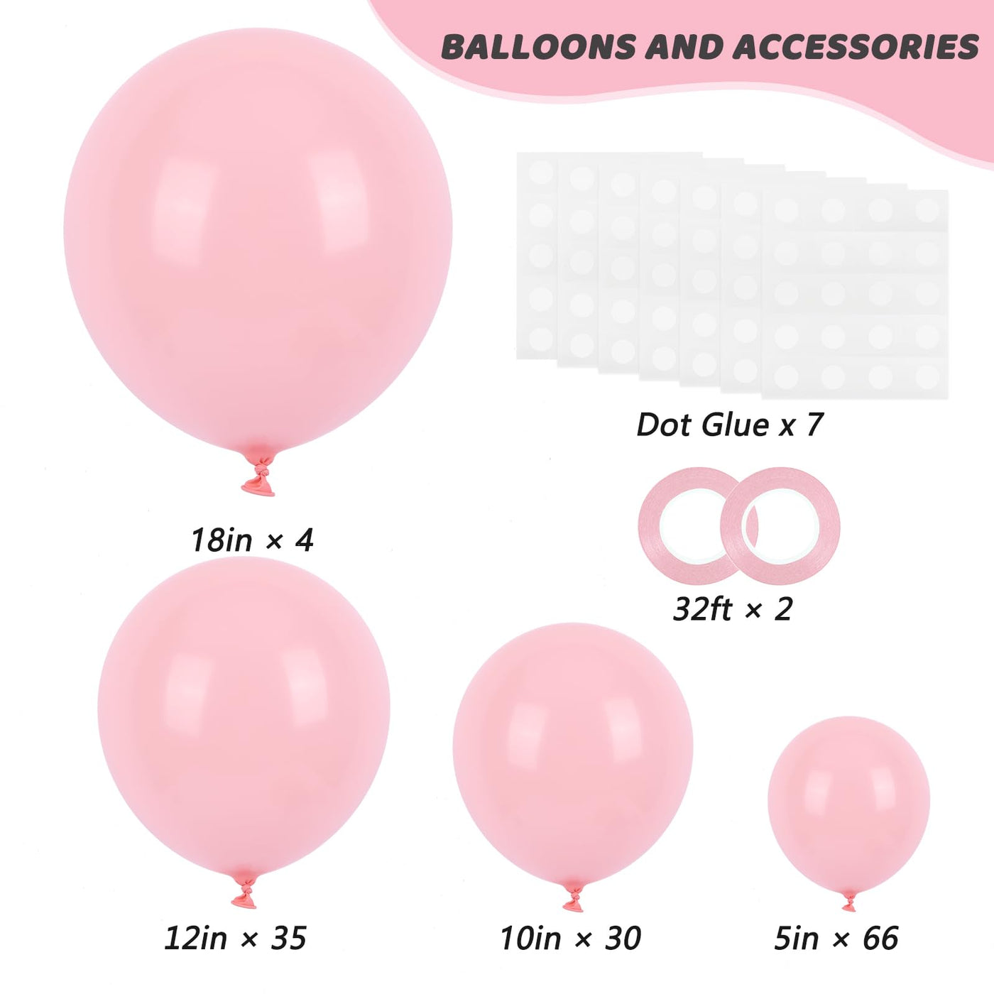 RUBFAC 135pcs Gold Balloons Different Sizes 18 12 10 5 Inch for Garland Arch, Latex Metallic Balloon for Birthday Graduation Party Wedding Decorations Backdrop Bliss