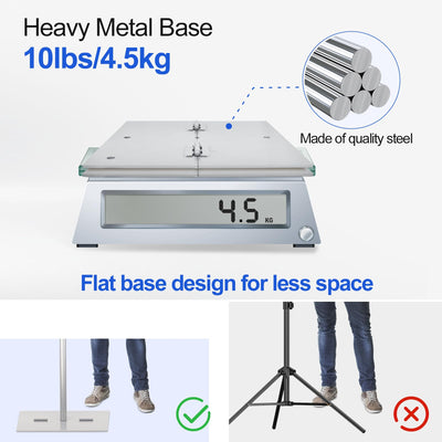 EMART Backdrop Stand, 6.5x10 ft Adjustable Photo Background Pipe and Drape Photography Kit with Heavy Duty Metal Flat Base for Parties, Wedding, Video Studio, Birthday - Black - Backdrop BlissEMART Backdrop Stand, 6.5x10 ft Adjustable Photo Background Pipe and Drape Photography Kit with Heavy Duty Metal Flat Base for Parties, Wedding, Video Studio, Birthday - Black