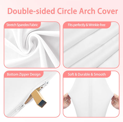 7.5FT Royal Blue Round Wedding Backdrop Cover,Circle Balloon Arch Backgound Stand Cover for Birthday Party Baby Shower Halloween Decoration (Royal Blue) - Backdrop Bliss7.5FT Royal Blue Round Wedding Backdrop Cover,Circle Balloon Arch Backgound Stand Cover for Birthday Party Baby Shower Halloween Decoration (Royal Blue)