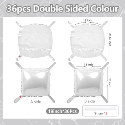 NISOCY 48PCS Green Square Foil Balloons Wall Backdrop Double Sided Green Balloons Tunnel Arch Kit for Baby Shower Birthday Anniversary Summer Party Decoration Backdrop Bliss