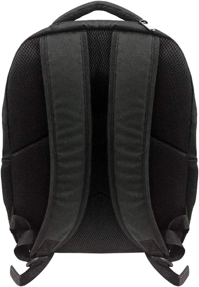 Disney Minnie Mouse Black Backpack for Women and Kids - 17 Inch Air Mesh Padded Womens Knapsack for School and Travel (Mickey-Minnie) Backdrop Bliss