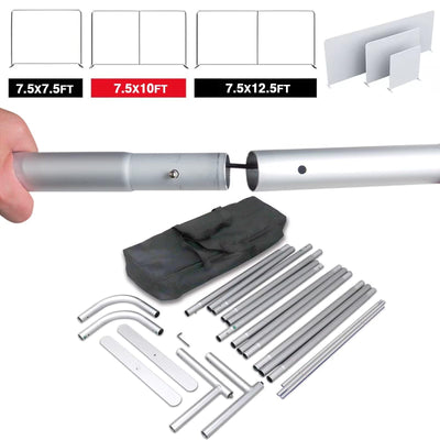 Custom Pop Up Display Trade Show Backdrop with Stand 7.5 x 7.5 FT Large Tension Fabric Backdrop Display Portable Tradeshow Booth Display Banner for Business,Campuses, Weddings, Corporate - Backdrop BlissCustom Pop Up Display Trade Show Backdrop with Stand 7.5 x 7.5 FT Large Tension Fabric Backdrop Display Portable Tradeshow Booth Display Banner for Business,Campuses, Weddings, Corporate