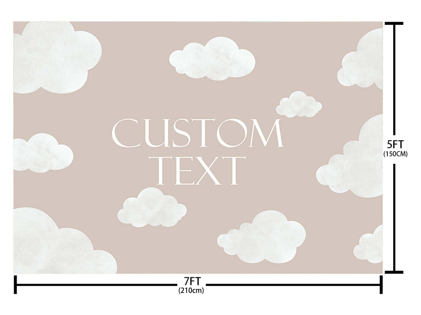 MEHOFOND 7x5ft Oh Baby Shower Backdrop Brown Baby Birthday Party Decorations Backdrop White Cloud Baby Shower Party Decorations Banner Cake Table Banner Supplies Photo Studio Props - Backdrop BlissMEHOFOND 7x5ft Oh Baby Shower Backdrop Brown Baby Birthday Party Decorations Backdrop White Cloud Baby Shower Party Decorations Banner Cake Table Banner Supplies Photo Studio Props