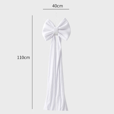 Christmas Decoration Velvet Large Bow Decoration Backdrop Bliss