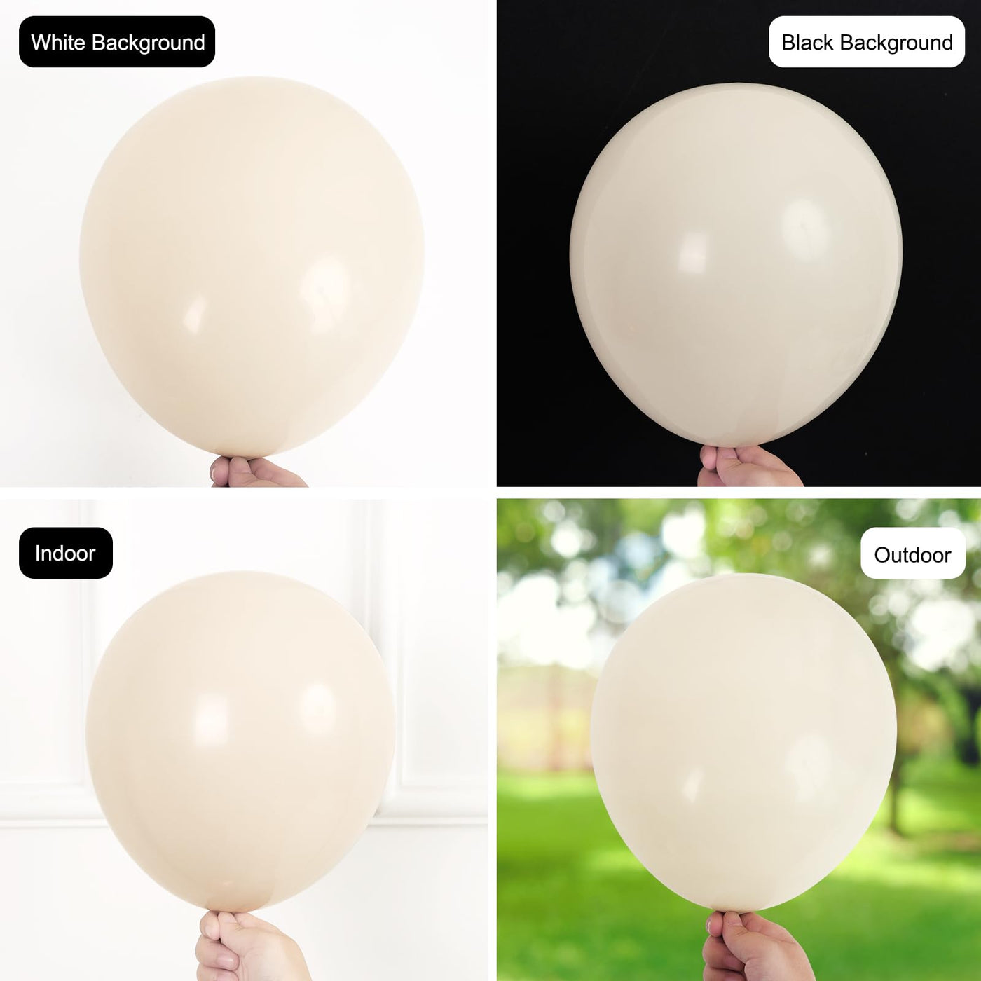 RUBFAC 135pcs Gold Balloons Different Sizes 18 12 10 5 Inch for Garland Arch, Latex Metallic Balloon for Birthday Graduation Party Wedding Decorations Backdrop Bliss