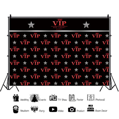 Leyiyi 12x8ft VIP Backdrop VIP Red Carpet Photography Background Red Carpet Event Birthday Summer Party Crown Golden Stars Music Banquet Bridal Shower Baby Shower Portrait Vinyl Studio Video Prop - Backdrop BlissLeyiyi 12x8ft VIP Backdrop VIP Red Carpet Photography Background Red Carpet Event Birthday Summer Party Crown Golden Stars Music Banquet Bridal Shower Baby Shower Portrait Vinyl Studio Video Prop
