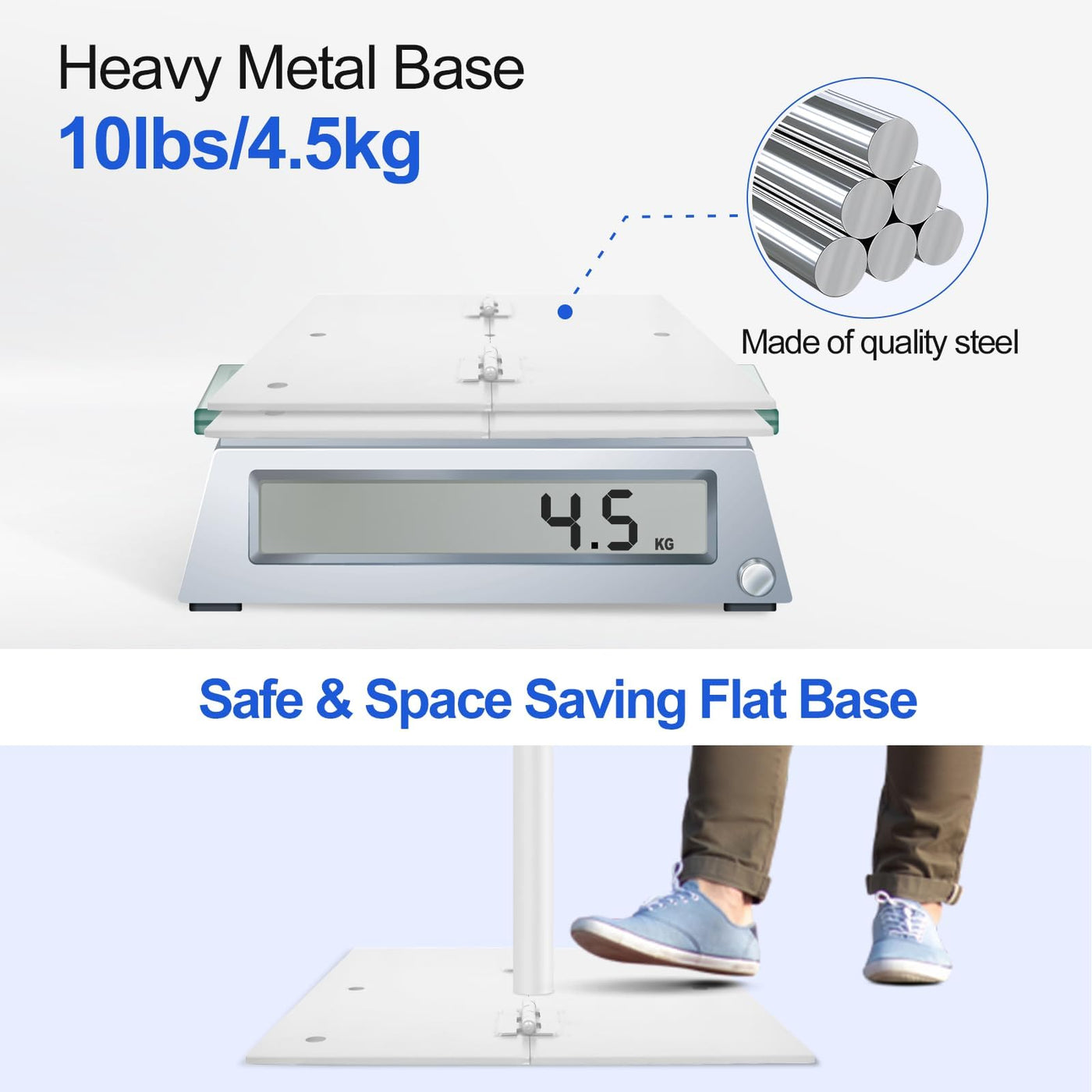 EMART Backdrop Stand, 6.5x10 ft Adjustable Photo Background Pipe and Drape Photography Kit with Heavy Duty Metal Flat Base for Parties, Wedding, Video Studio, Birthday - Black - Backdrop BlissEMART Backdrop Stand, 6.5x10 ft Adjustable Photo Background Pipe and Drape Photography Kit with Heavy Duty Metal Flat Base for Parties, Wedding, Video Studio, Birthday - Black