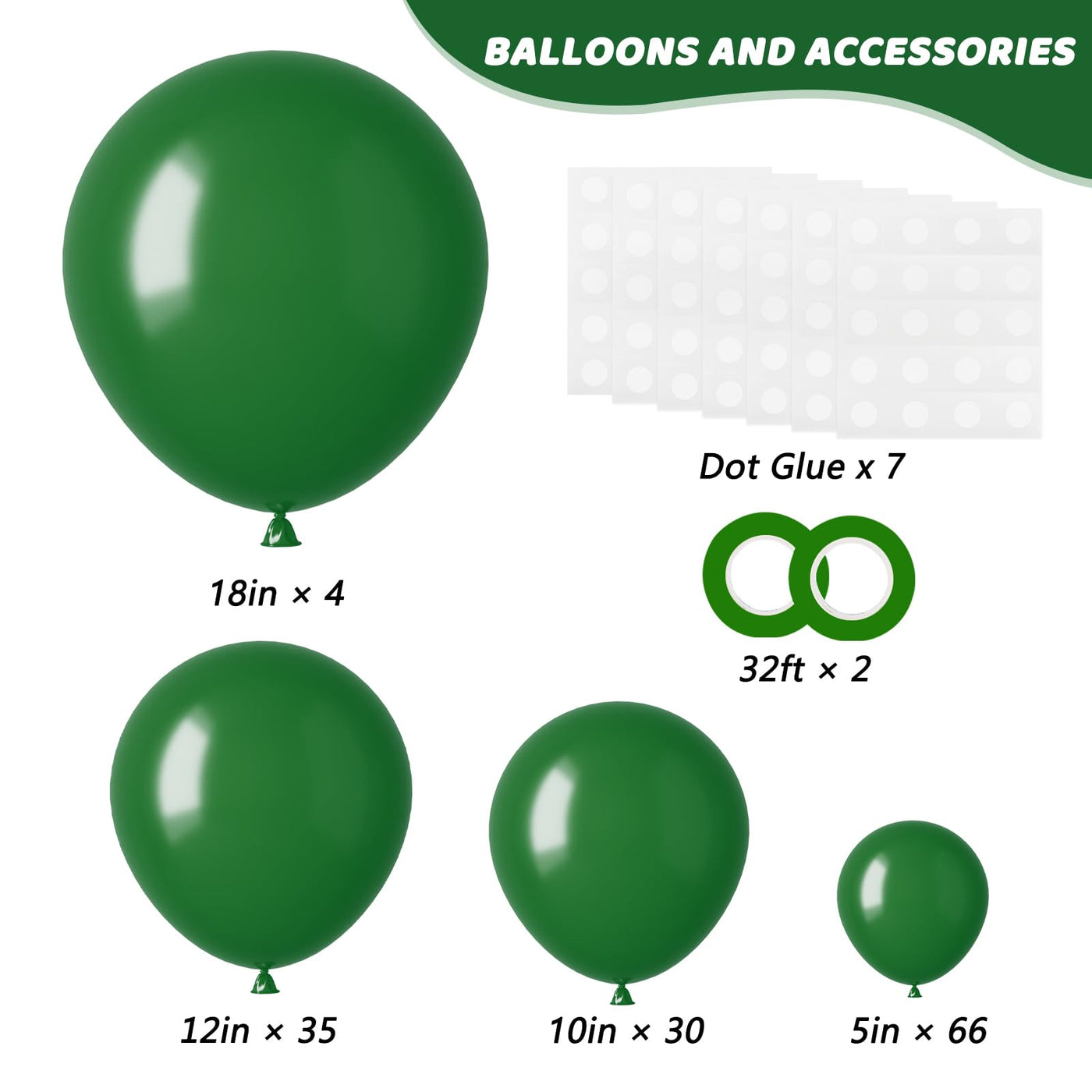 RUBFAC 135pcs Gold Balloons Different Sizes 18 12 10 5 Inch for Garland Arch, Latex Metallic Balloon for Birthday Graduation Party Wedding Decorations Backdrop Bliss