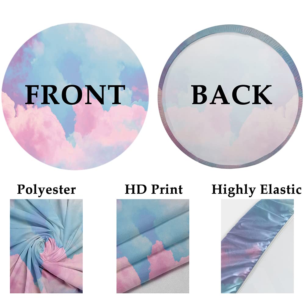 Leyiyi 6.5x6.5ft Oh Baby Bear Round Backdrop Cover Cartoon Lovely Bear Sits on The Moon Golden Stars Glitter Photography Background Bear Baby Shower for Kids Birthday Party Decor Bear Photo Props - Backdrop BlissLeyiyi 6.5x6.5ft Oh Baby Bear Round Backdrop Cover Cartoon Lovely Bear Sits on The Moon Golden Stars Glitter Photography Background Bear Baby Shower for Kids Birthday Party Decor Bear Photo Props