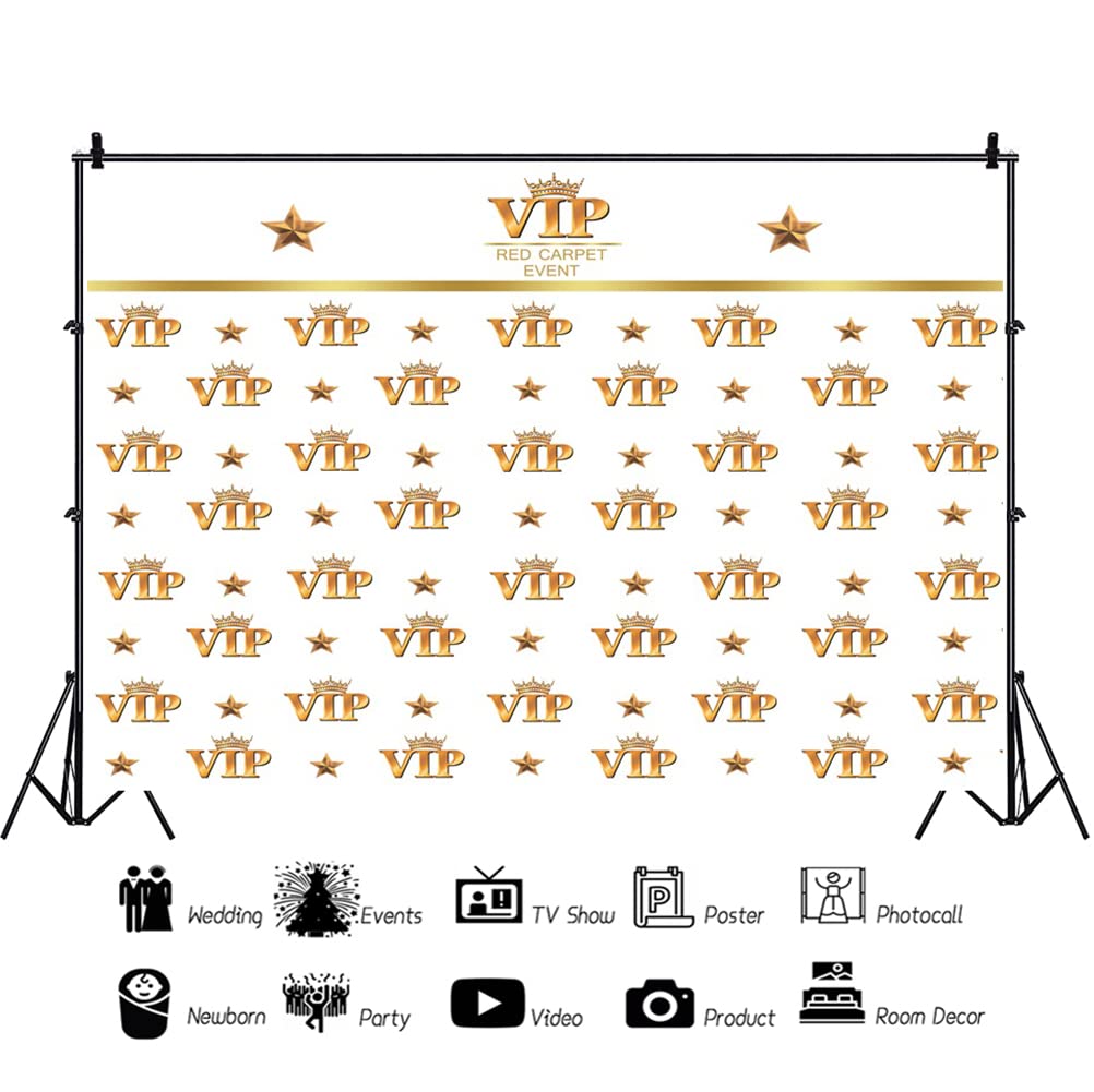 Leyiyi 12x8ft VIP Backdrop VIP Red Carpet Photography Background Red Carpet Event Birthday Summer Party Crown Golden Stars Music Banquet Bridal Shower Baby Shower Portrait Vinyl Studio Video Prop - Backdrop BlissLeyiyi 12x8ft VIP Backdrop VIP Red Carpet Photography Background Red Carpet Event Birthday Summer Party Crown Golden Stars Music Banquet Bridal Shower Baby Shower Portrait Vinyl Studio Video Prop