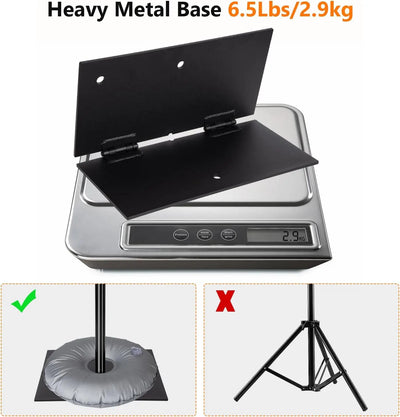 Pipe and Drape Photography Backdrop Stand Kit Adjustable Photo Background Stand 10ft x 6.5ft with Metal Base for Parties Weddings Birthday Party Events Photo Booth Backdrop Bliss