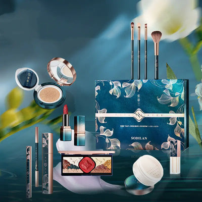 Valentine's Day Birthday Gift Antique Carved Lipstick With Brush Backdrop Bliss