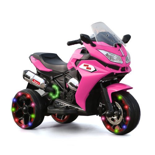 12V Kids Electric Motorcycle ,ride On Motorcycle,Three Lighting Wheels Kids Electric Toys Boys Girls Motorcycle, Children Battery Motor Bikes Rechargeable 3 Wheels Ride On Electric Motorcycle - Backdrop Bliss12V Kids Electric Motorcycle ,ride On Motorcycle,Three Lighting Wheels Kids Electric Toys Boys Girls Motorcycle, Children Battery Motor Bikes Rechargeable 3 Wheels Ride On Electric Motorcycle
