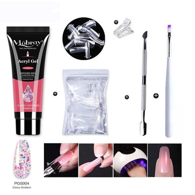 Nail Beauty Crystal Extended Glue Tool Set - Backdrop BlissNail Beauty Crystal Extended Glue Tool Set