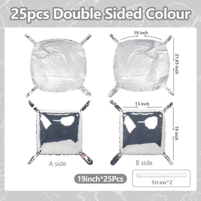 NISOCY 48PCS Green Square Foil Balloons Wall Backdrop Double Sided Green Balloons Tunnel Arch Kit for Baby Shower Birthday Anniversary Summer Party Decoration Backdrop Bliss