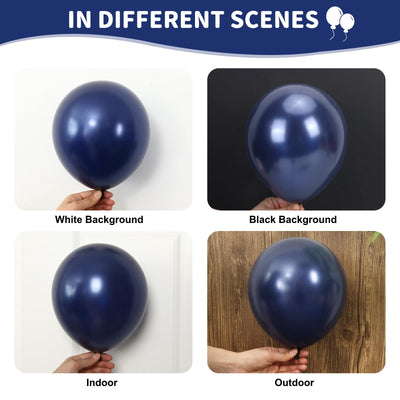 RUBFAC 135pcs Gold Balloons Different Sizes 18 12 10 5 Inch for Garland Arch, Latex Metallic Balloon for Birthday Graduation Party Wedding Decorations Backdrop Bliss