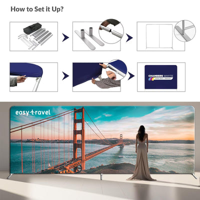 Custom Pop Up Display Trade Show Backdrop with Stand 7.5 x 7.5 FT Large Tension Fabric Backdrop Display Portable Tradeshow Booth Display Banner for Business,Campuses, Weddings, Corporate - Backdrop BlissCustom Pop Up Display Trade Show Backdrop with Stand 7.5 x 7.5 FT Large Tension Fabric Backdrop Display Portable Tradeshow Booth Display Banner for Business,Campuses, Weddings, Corporate