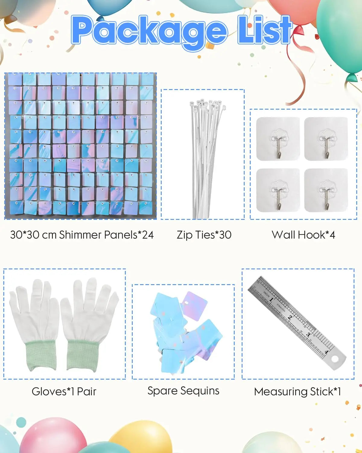 Pink Shimmer Wall Backdrop 24 Panels Cover 6 x 4 Ft, Photo Backdrops for Wedding,Anniversary,Birthday,Party Decoration Backdrop Bliss