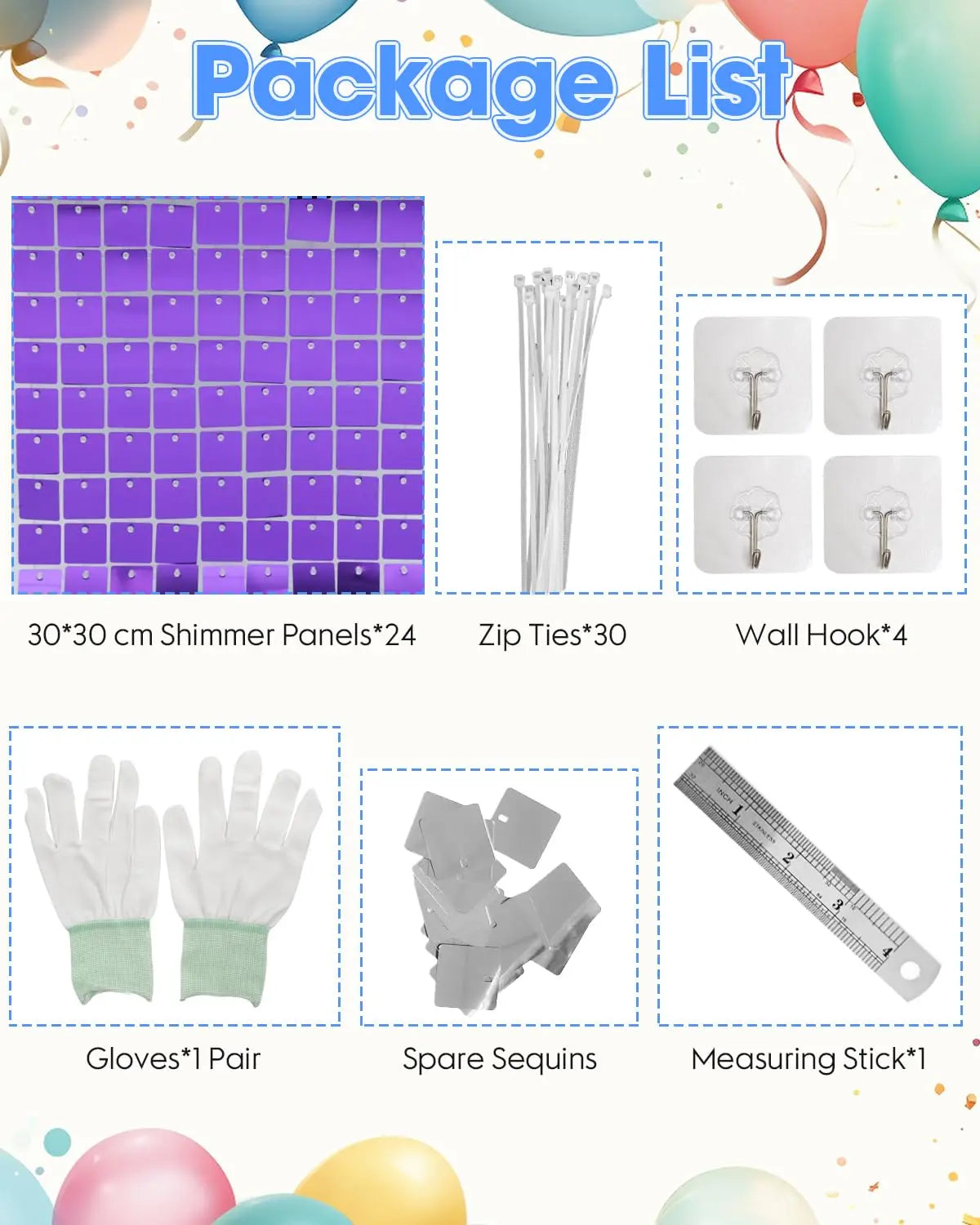 Pink Shimmer Wall Backdrop 24 Panels Cover 6 x 4 Ft, Photo Backdrops for Wedding,Anniversary,Birthday,Party Decoration Backdrop Bliss