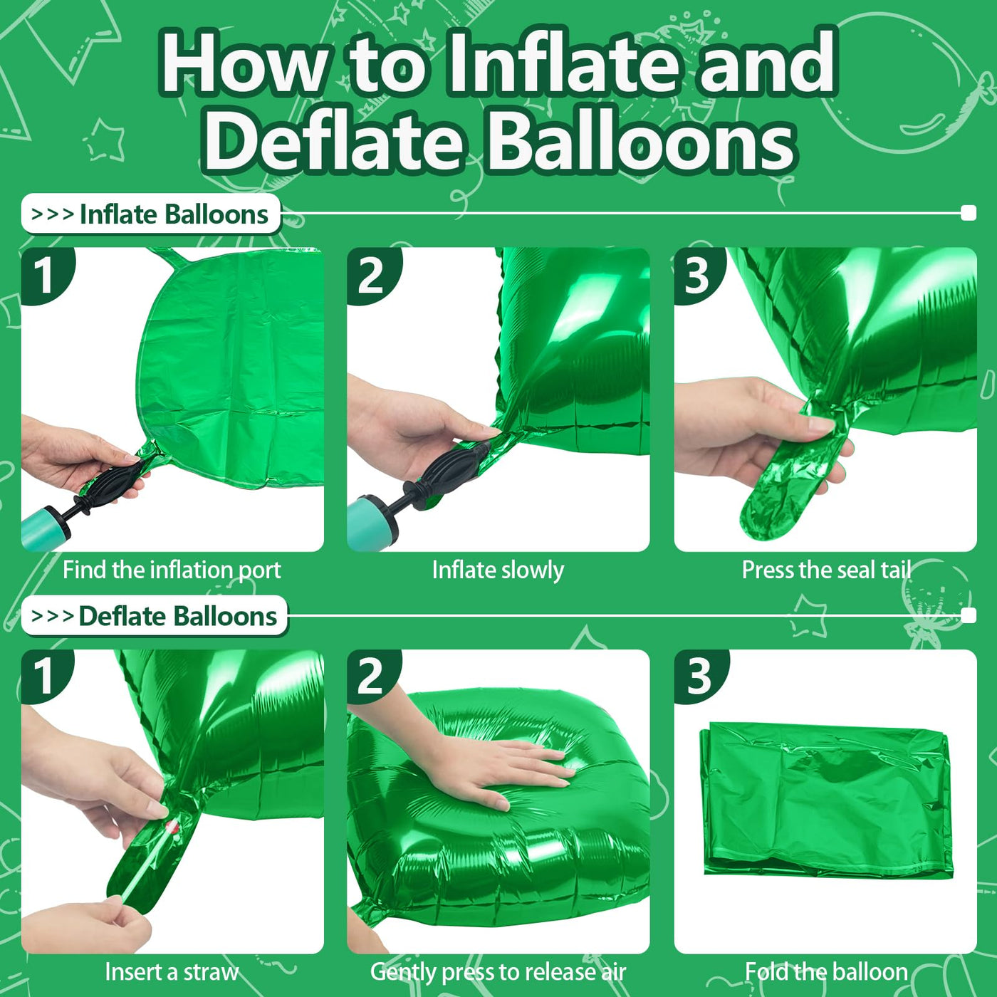 NISOCY 48PCS Green Square Foil Balloons Wall Backdrop Double Sided Green Balloons Tunnel Arch Kit for Baby Shower Birthday Anniversary Summer Party Decoration Backdrop Bliss