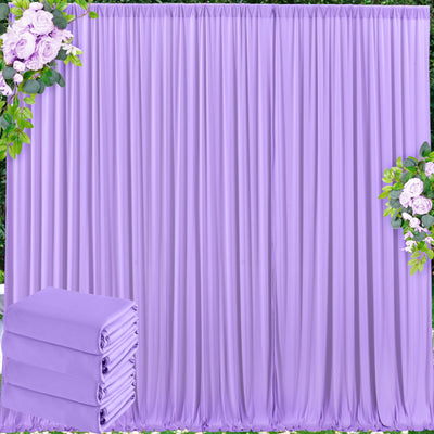 50 ft x 10 ft Wrinkle Free White Backdrop Curtain for Wedding Parties, Polyester Photo Backdrop Drapes for Baby Shower Birthday Party Backdrop Stand, Bulk Thick Background Curtains, 5x10FT 10 Panels - Backdrop Bliss50 ft x 10 ft Wrinkle Free White Backdrop Curtain for Wedding Parties, Polyester Photo Backdrop Drapes for Baby Shower Birthday Party Backdrop Stand, Bulk Thick Background Curtains, 5x10FT 10 Panels
