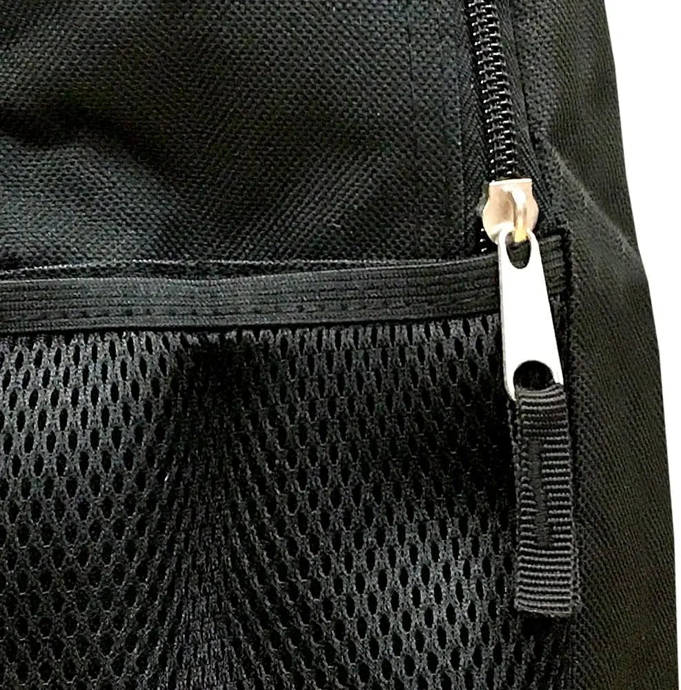 Disney Minnie Mouse Black Backpack for Women and Kids - 17 Inch Air Mesh Padded Womens Knapsack for School and Travel (Mickey-Minnie) Backdrop Bliss