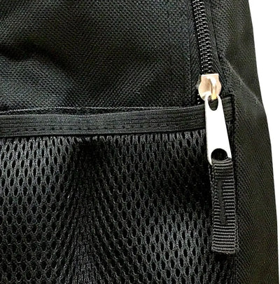 Disney Minnie Mouse Black Backpack for Women and Kids - 17 Inch Air Mesh Padded Womens Knapsack for School and Travel (Mickey-Minnie) Backdrop Bliss