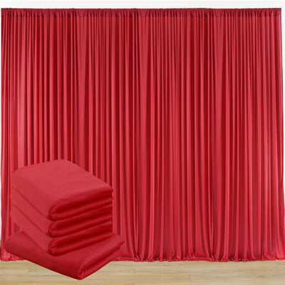 50 ft x 10 ft Wrinkle Free White Backdrop Curtain for Wedding Parties, Polyester Photo Backdrop Drapes for Baby Shower Birthday Party Backdrop Stand, Bulk Thick Background Curtains, 5x10FT 10 Panels - Backdrop Bliss50 ft x 10 ft Wrinkle Free White Backdrop Curtain for Wedding Parties, Polyester Photo Backdrop Drapes for Baby Shower Birthday Party Backdrop Stand, Bulk Thick Background Curtains, 5x10FT 10 Panels