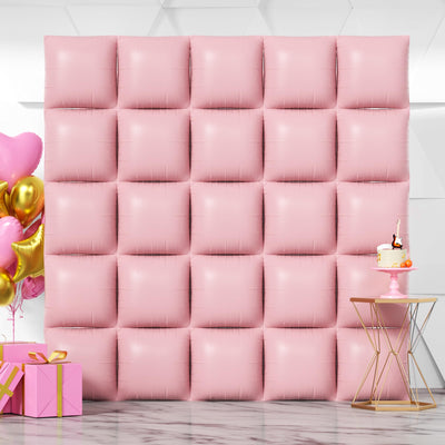 NISOCY 48PCS Green Square Foil Balloons Wall Backdrop Double Sided Green Balloons Tunnel Arch Kit for Baby Shower Birthday Anniversary Summer Party Decoration Backdrop Bliss