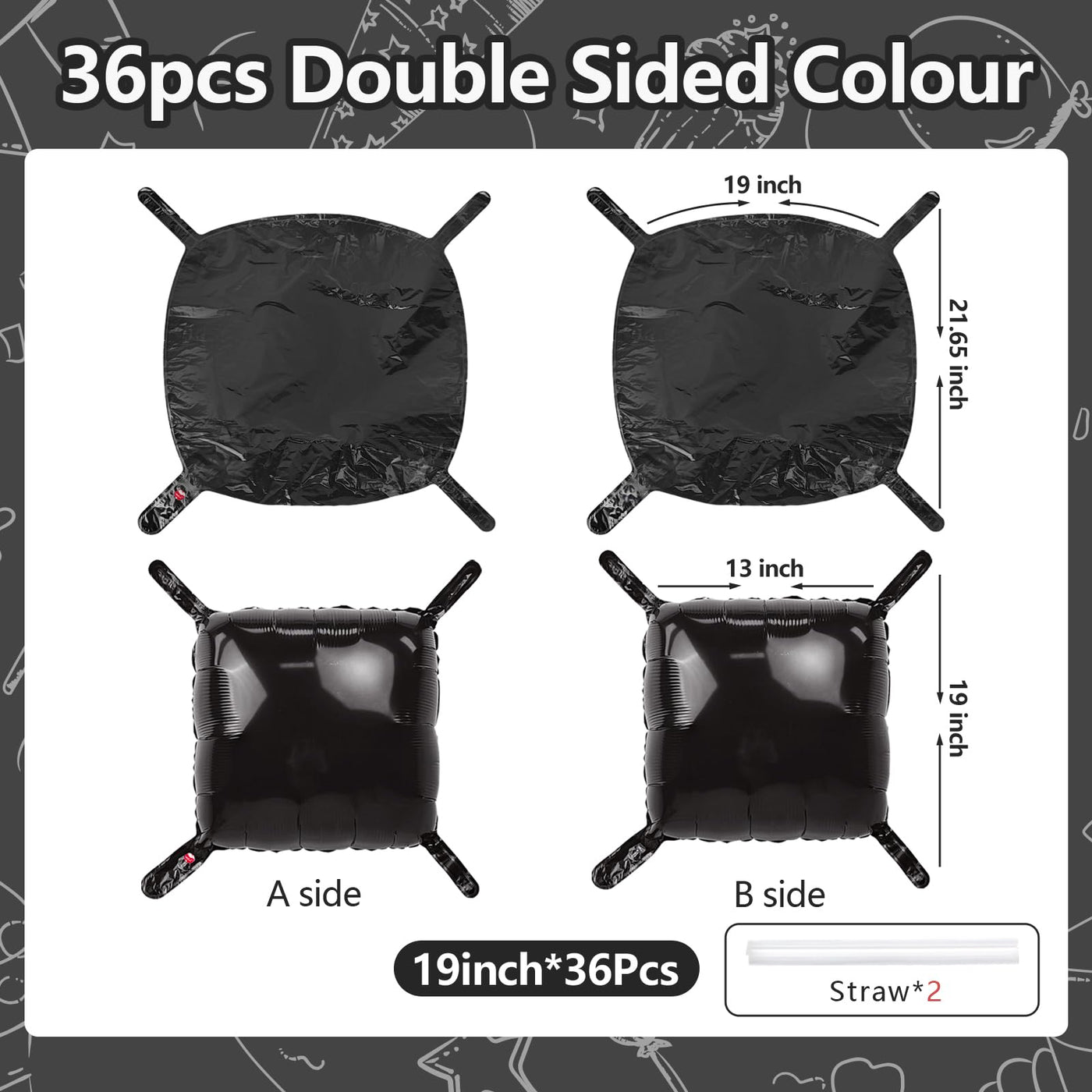 NISOCY 48PCS Green Square Foil Balloons Wall Backdrop Double Sided Green Balloons Tunnel Arch Kit for Baby Shower Birthday Anniversary Summer Party Decoration Backdrop Bliss