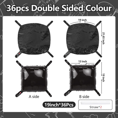 NISOCY 48PCS Green Square Foil Balloons Wall Backdrop Double Sided Green Balloons Tunnel Arch Kit for Baby Shower Birthday Anniversary Summer Party Decoration Backdrop Bliss