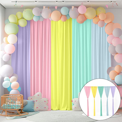 JCJ Unicorn Pastel Backdrop 5 Panels Rainbow Backdrop Curtains for Birthday Party Girls Bedroom Classroom Decoration 10 * 7FT - Backdrop BlissJCJ Unicorn Pastel Backdrop 5 Panels Rainbow Backdrop Curtains for Birthday Party Girls Bedroom Classroom Decoration 10 * 7FT
