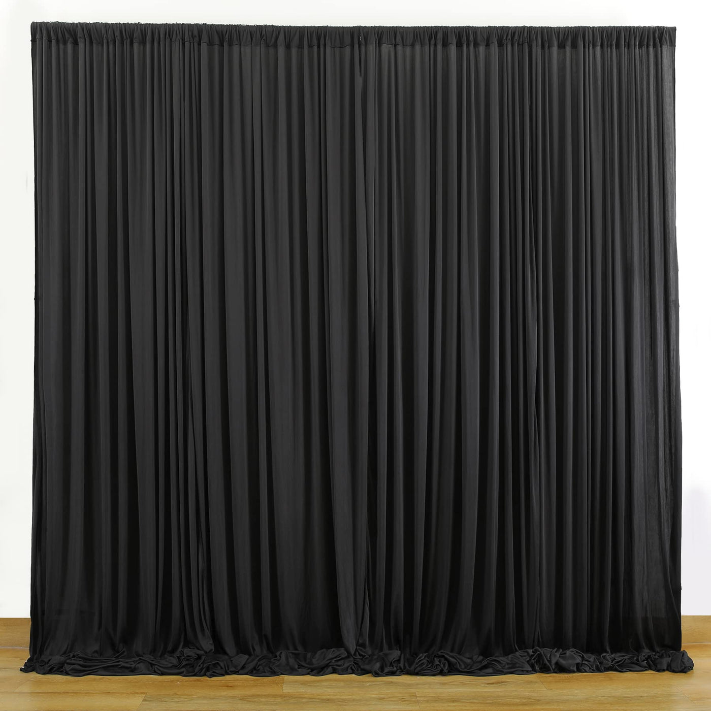 40FTx12FT White Wrinkle - Free Wedding Backdrop Curtain - Silky Washable White Polyester Drapes for Baby Showers, Birthday Parties, Photography, and Wedding Receptions - 8 Panels 5FTx12FT - Backdrop Bliss40FTx12FT White Wrinkle - Free Wedding Backdrop Curtain - Silky Washable White Polyester Drapes for Baby Showers, Birthday Parties, Photography, and Wedding Receptions - 8 Panels 5FTx12FT