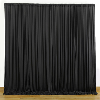40FTx12FT White Wrinkle - Free Wedding Backdrop Curtain - Silky Washable White Polyester Drapes for Baby Showers, Birthday Parties, Photography, and Wedding Receptions - 8 Panels 5FTx12FT - Backdrop Bliss40FTx12FT White Wrinkle - Free Wedding Backdrop Curtain - Silky Washable White Polyester Drapes for Baby Showers, Birthday Parties, Photography, and Wedding Receptions - 8 Panels 5FTx12FT