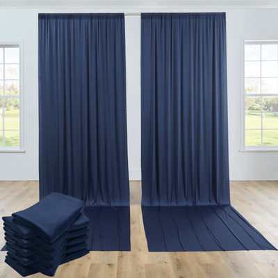 40FTx12FT White Wrinkle - Free Wedding Backdrop Curtain - Silky Washable White Polyester Drapes for Baby Showers, Birthday Parties, Photography, and Wedding Receptions - 8 Panels 5FTx12FT - Backdrop Bliss40FTx12FT White Wrinkle - Free Wedding Backdrop Curtain - Silky Washable White Polyester Drapes for Baby Showers, Birthday Parties, Photography, and Wedding Receptions - 8 Panels 5FTx12FT